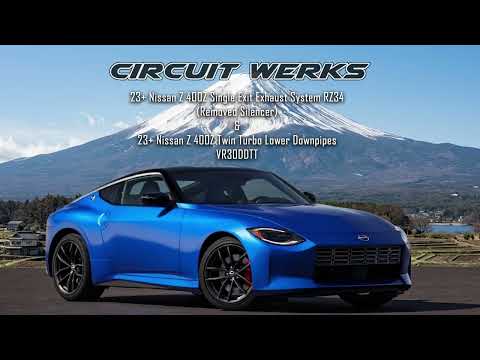 23+ Nissan Z 400Z Twin Turbo Lower Downpipes VR30DDTT