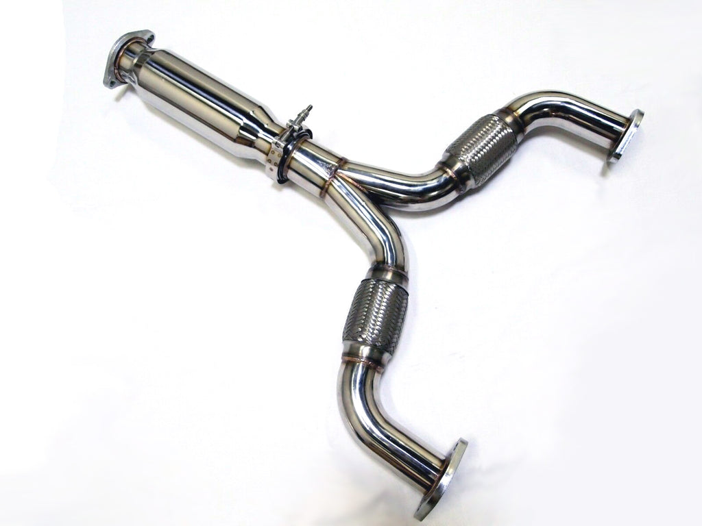 03-15 Nissan 350Z 370Z Fairlady Resonated Y Pipe Mid Pipe Exhaust