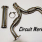 03-08 Infiniti G35 Z33 Straight Mid Y-Pipe Exhaust True 2.5" to 3"