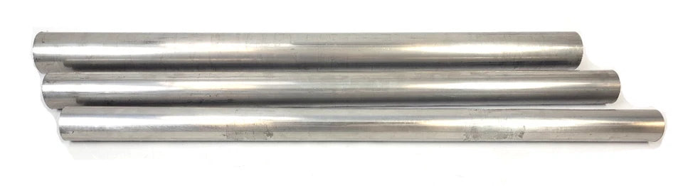 2.25" / 2.5" / 3" Raw Straight Universal Stainless Steel 16 Gauge 39" Custom Piping