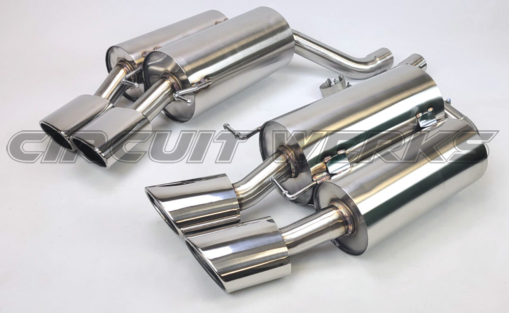 2006-2010 BMW M5 (E60) Dual Muffler Axle Back Exhaust System