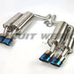 2006-2010 BMW M5 (E60) Dual Muffler Axle Back Exhaust System with Burnt Tips