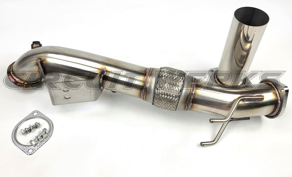 2013-2018 Ford Focus ST 3" Straight Non Resonated Downpipe