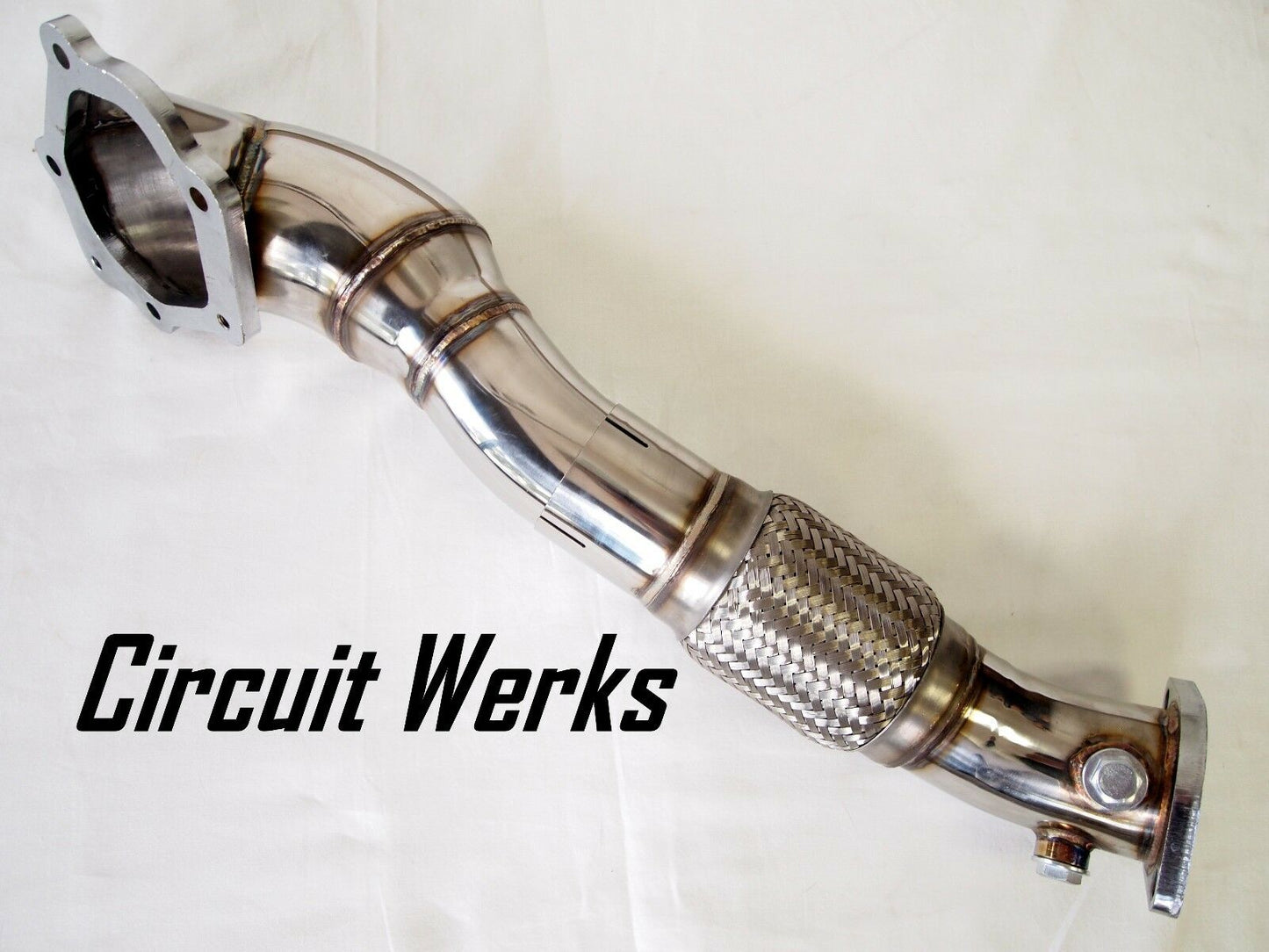 2008-2016 Evolution 10 EVO X 4B11T 2.0L Wide True 4"-3" 2 Piece Downpipe