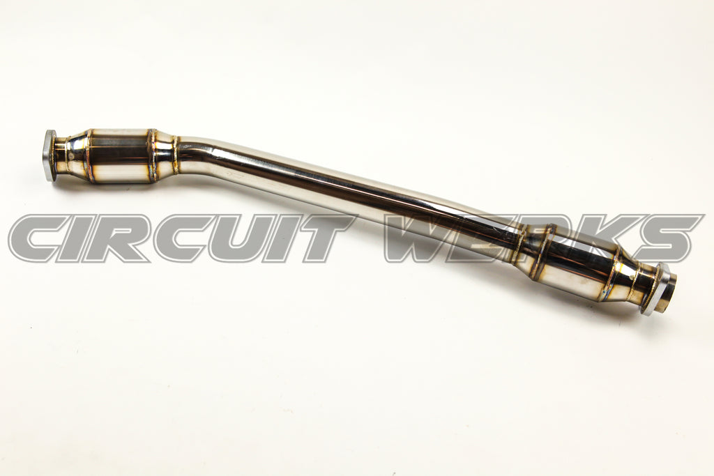 2013-2021 Subaru BRZ Scion FRS FR-S FT86 GT86 DUAL RESONATED Catless Front Test Pipe