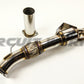 2013-2018 Ford Focus ST Resonated Catless 3" Downpipe