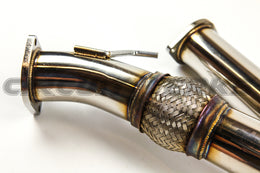 2013-2018 Ford Focus ST Resonated Catless 3" Downpipe – Circuit Werks