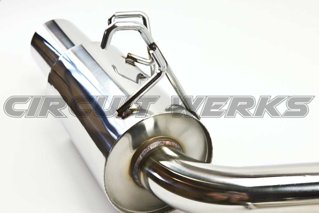89-93 Mazda Miata B6ZE MX5 1.6 Polished Catback Exhaust System