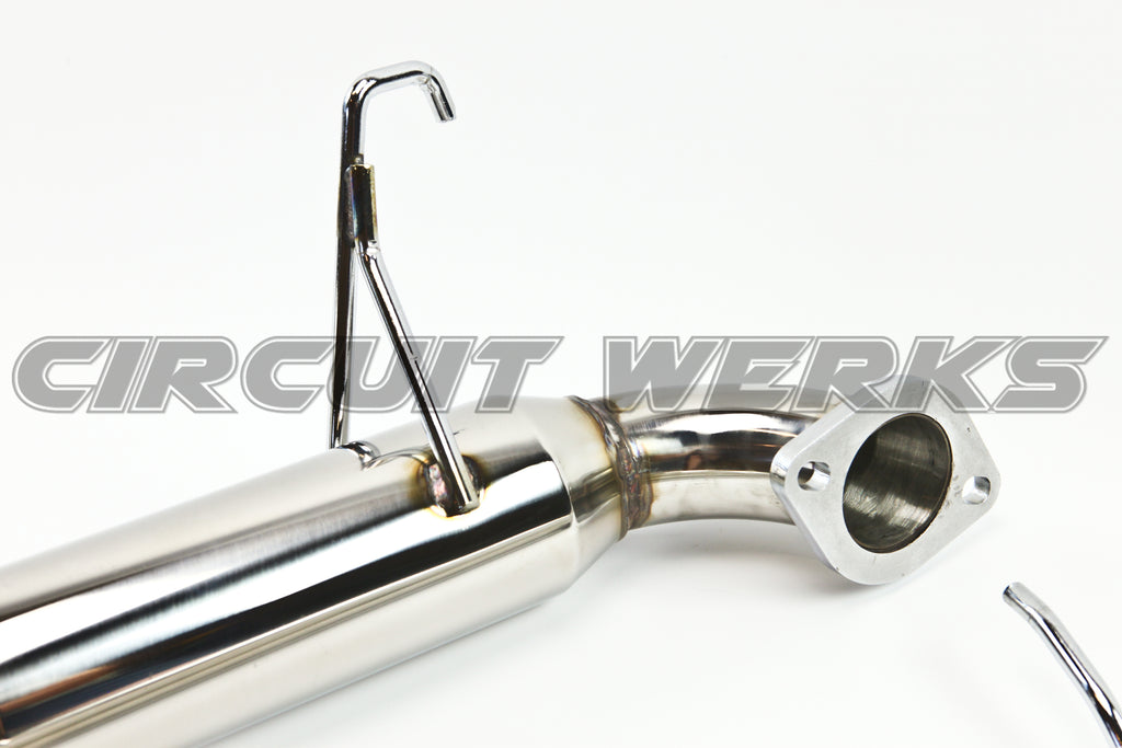 89-93 Mazda Miata B6ZE MX5 1.6 Polished Catback Exhaust System