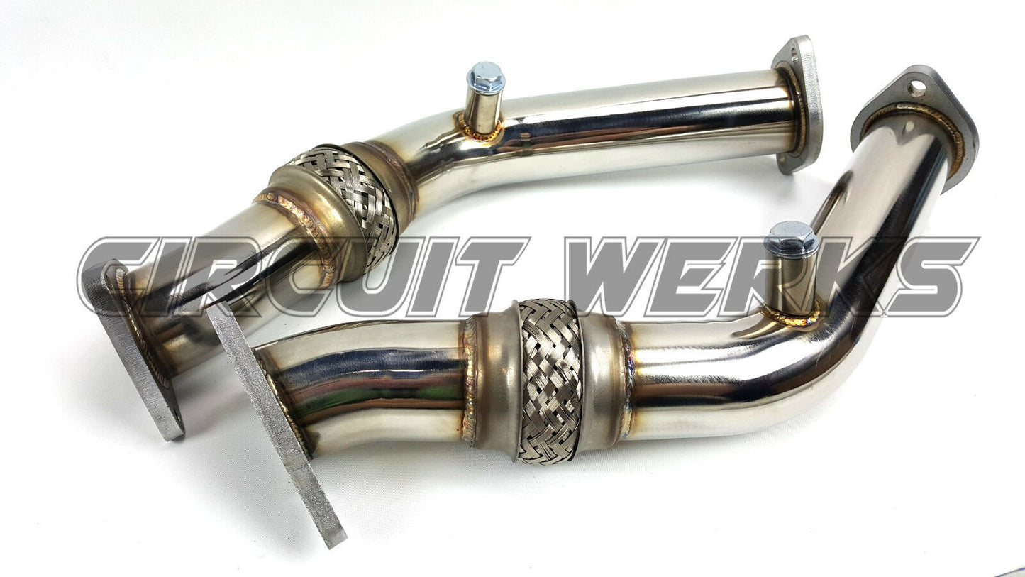 2009-2017 Nissan 370z Z34 370 Z Straight Catless Test Pipes