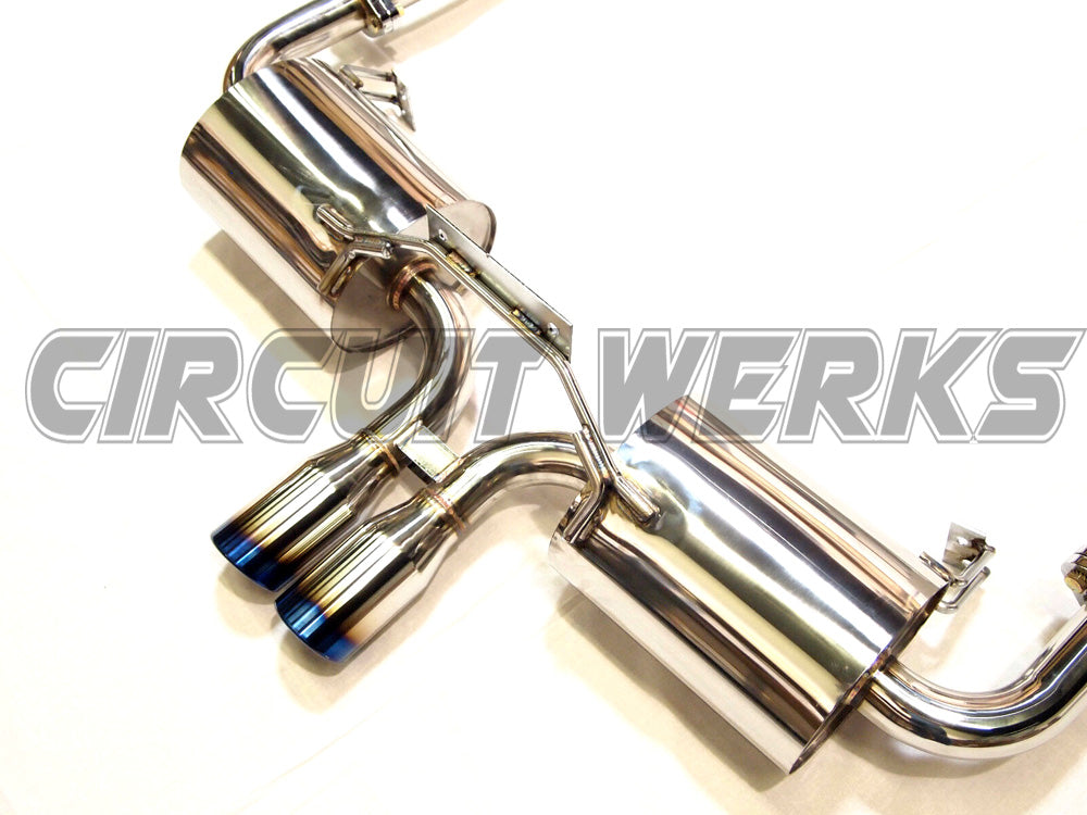 05-08 Porsche Boxster/Cayman 987.1 Catback Exhaust System with Burnt Tips