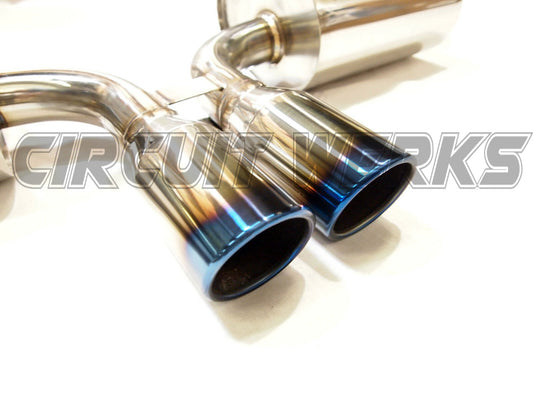05-08 Porsche Boxster/Cayman 987.1 Catback Exhaust System with Burnt Tips