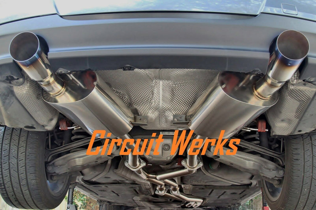 07-10 BMW 335i E90 E92 Twin Turbo N54 Full Catback Exhaust w/ BURNT TIPS