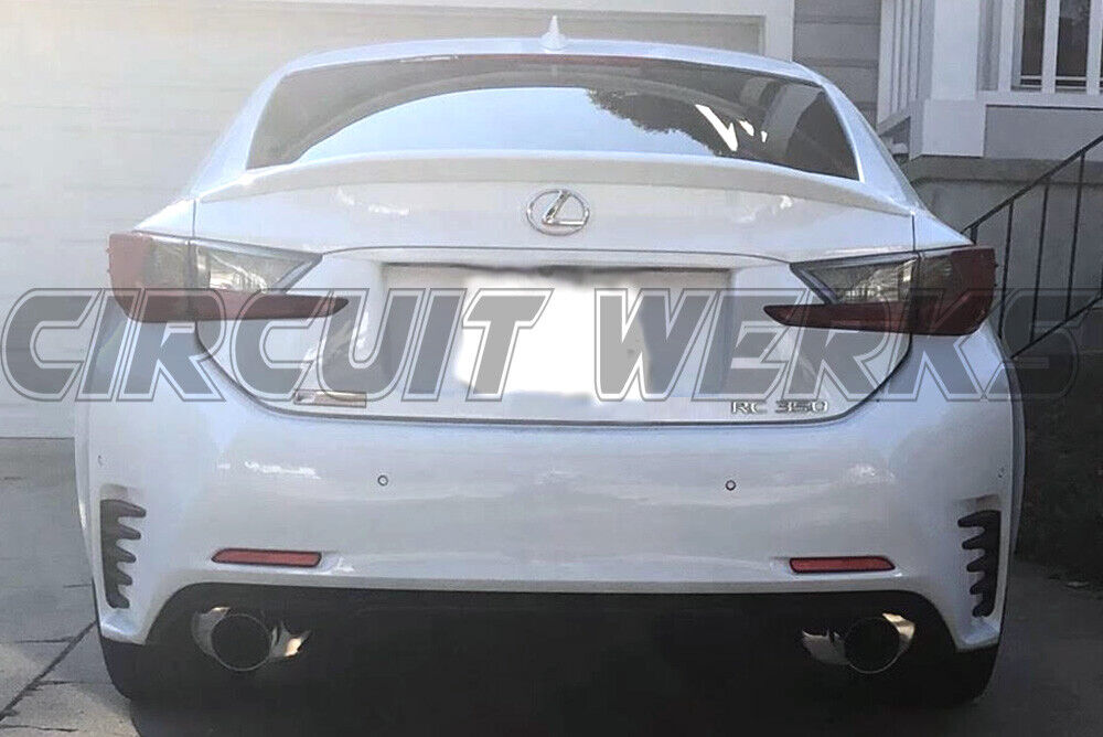 2015-2021 RC350 RC200T RC300 RWD AWD F-sport Axle-Back Exhaust System Muffler w/ Tips