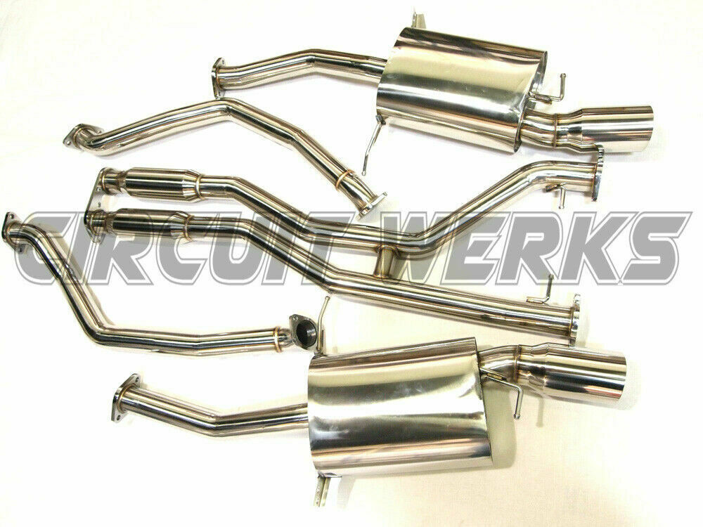 07-10 BMW 335i E90 E92 Twin Turbo N54 Coupe Sedan Polished Full Catback Exhaust