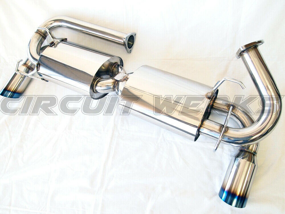 1991-2005 Acura NSX Catback Exhaust System Xpipe Twin Muffler *Burnt Tips*