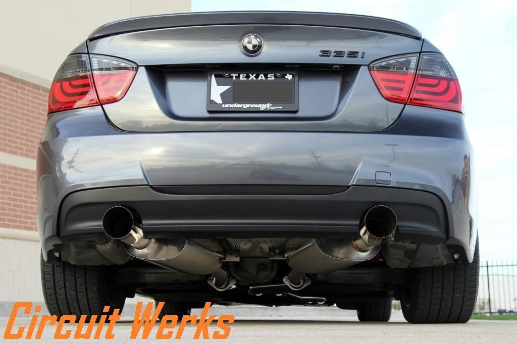 07-10 BMW 335i E90 E92 Twin Turbo N54 Coupe Sedan Polished Full Catback Exhaust