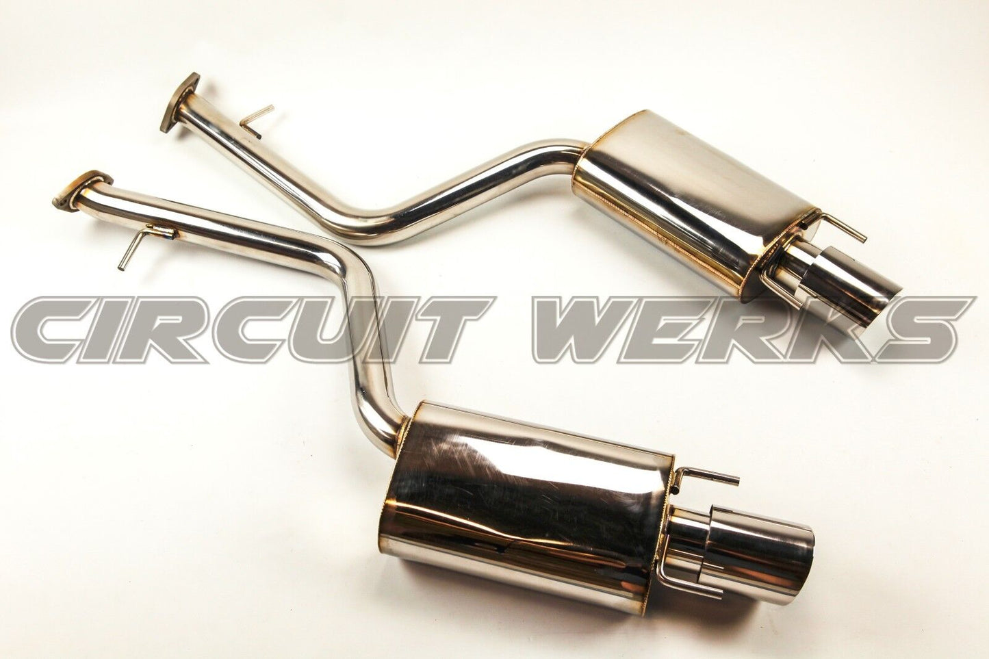 15+ RC350 RC200T RC300 RWD AWD F-sport Axle-Back Exhaust System Muffler w/ Tips