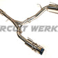 02-09 Nissan 350Z Z33 Fairlady Y-Pipe Back Exhaust w/ Silencer Burnt Tips Catback