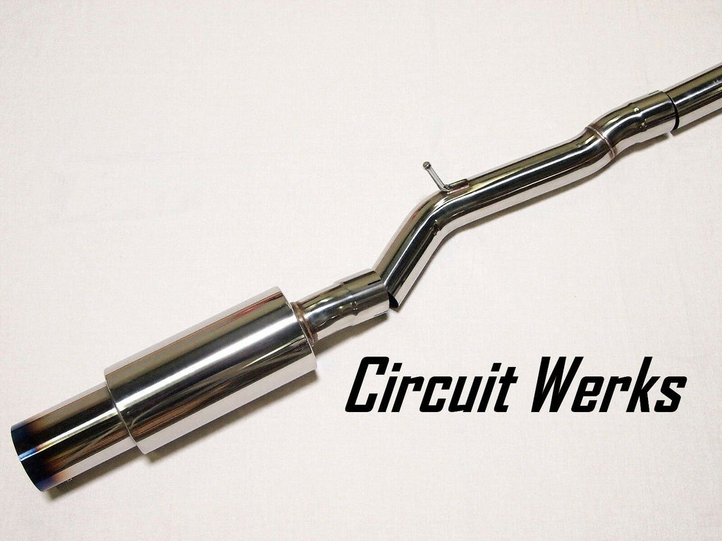 07-15 Mitsubishi Lancer Evolution EVOX EVO X 3" Burnt Exit Single Muffler Exhaust