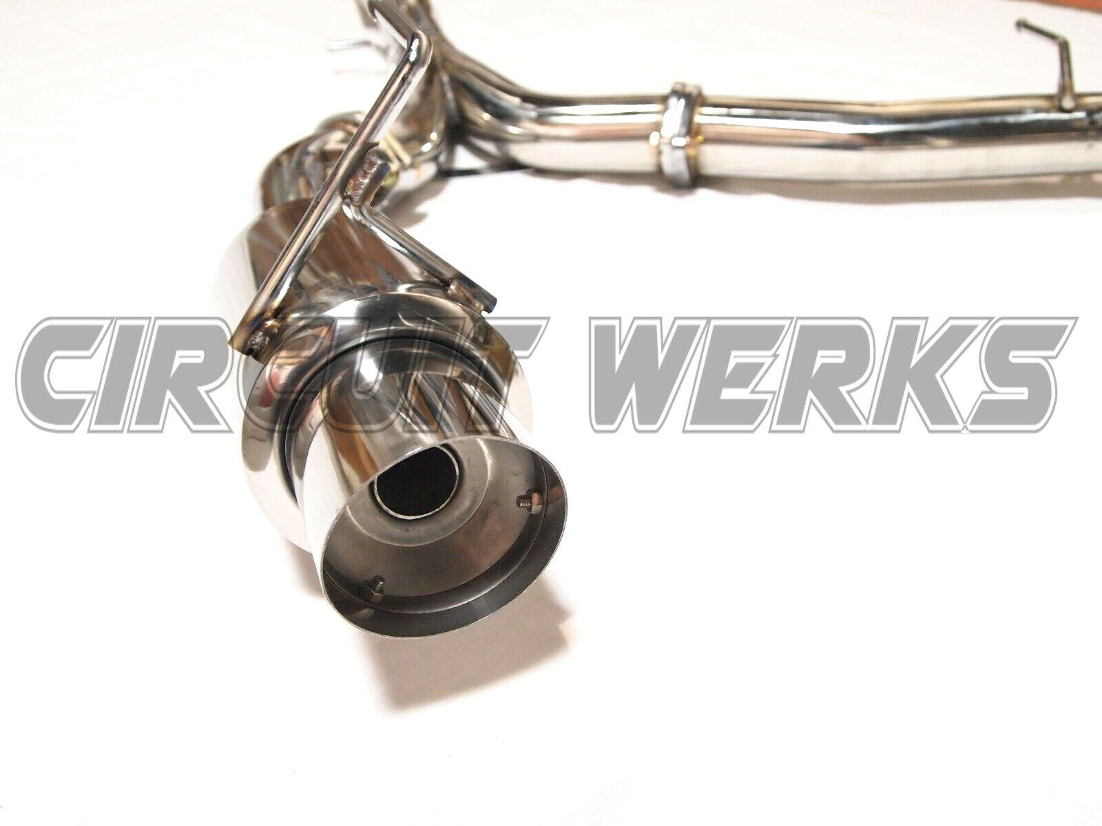 02-09 Nissan 350Z Z33 Fairlady Y back Catback Exhaust w/ Silencer and Polished Tips