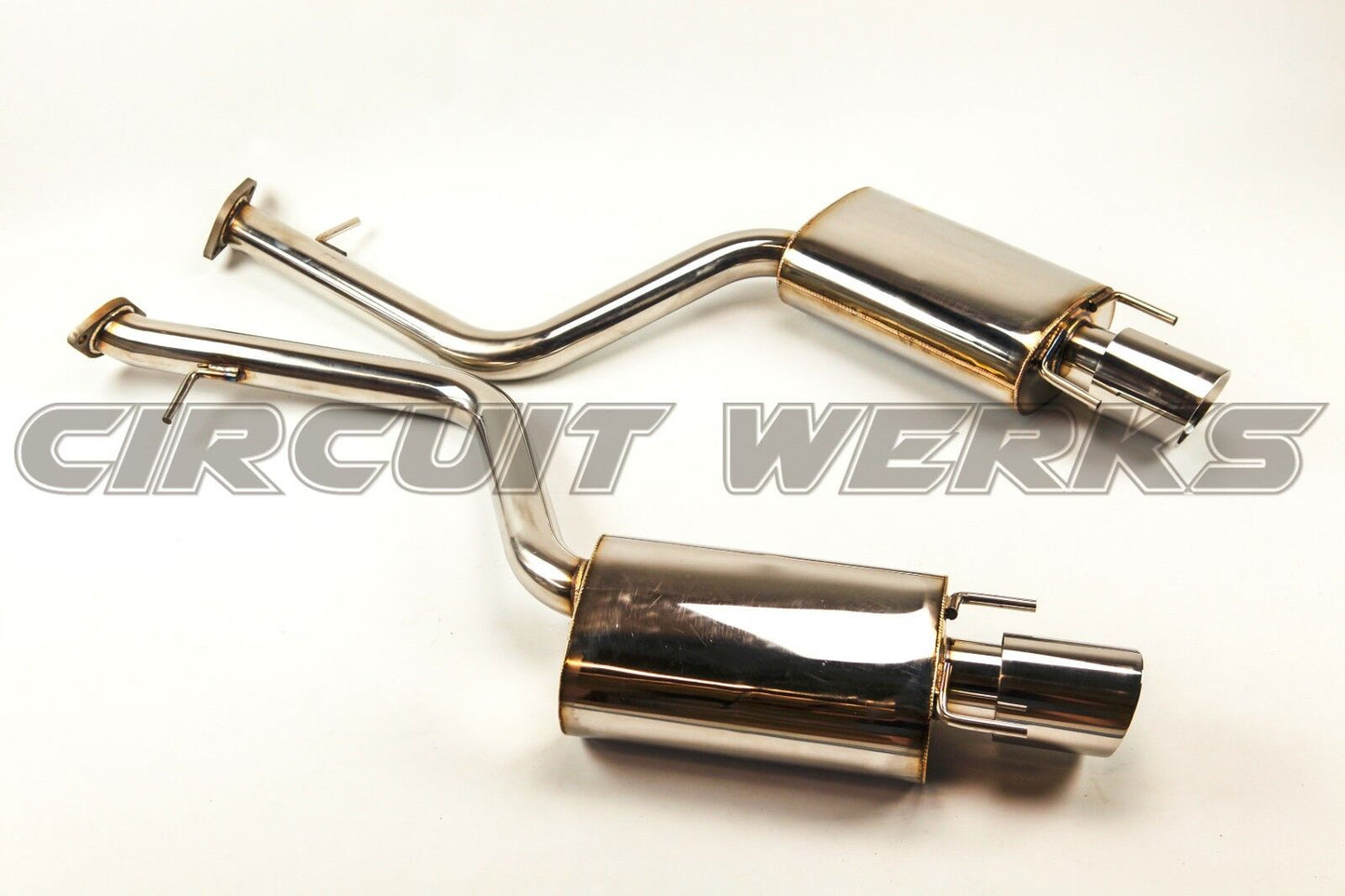 15+ RC350 RC200T RC300 RWD AWD F-sport Axle-Back Exhaust System Muffler w/ Tips