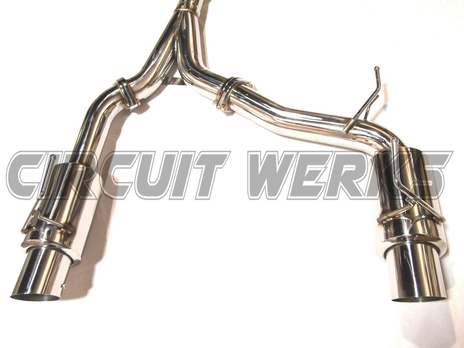 02-09 Nissan 350Z Z33 Fairlady Y back Catback Exhaust w/ Silencer and Polished Tips
