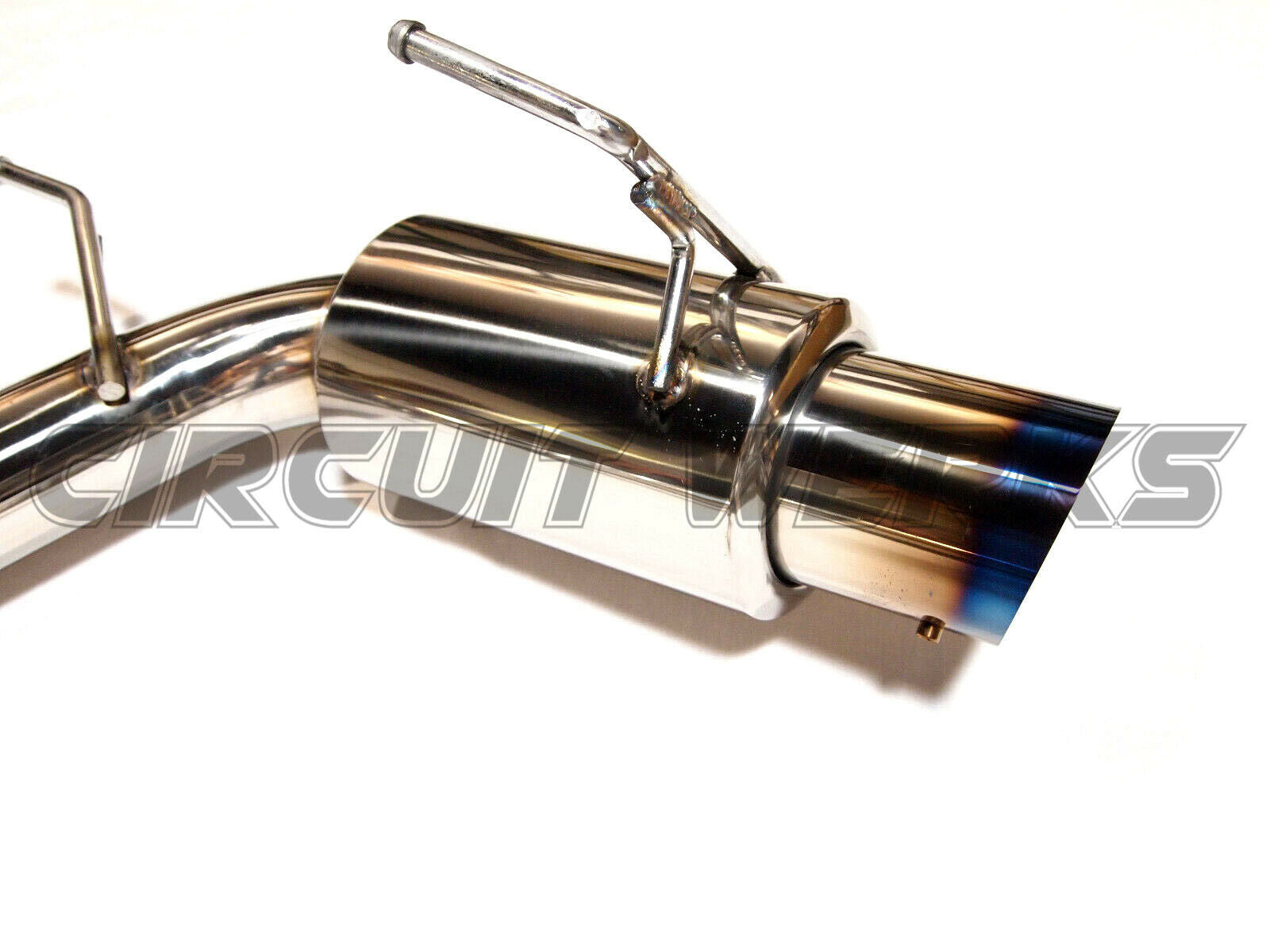 02-09 Nissan 350Z Z33 Fairlady Y-Pipe Back Exhaust w/ Silencer Burnt Tips Catback