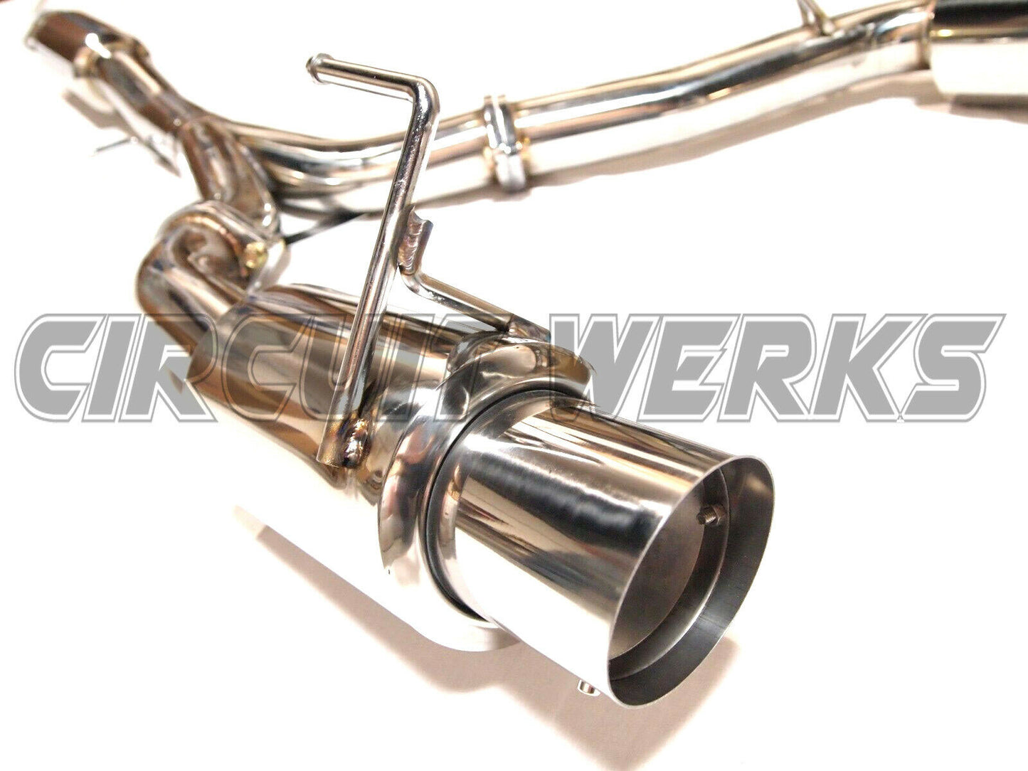 02-09 Nissan 350Z Z33 Fairlady Y back Catback Exhaust w/ Silencer and Polished Tips