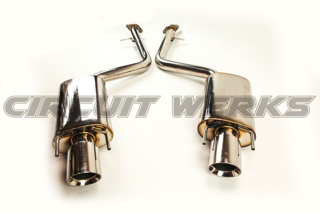 2015-2021 RC350 RC200T RC300 RWD AWD F-sport Axle-Back Exhaust System Muffler w/ Tips