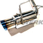 02-09 Nissan 350Z Z33 Fairlady Y-Pipe Back Exhaust w/ Silencer Burnt Tips Catback