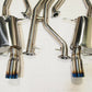 07-10 BMW 335i E90 E92 Twin Turbo N54 Full Catback Exhaust w/ BURNT TIPS