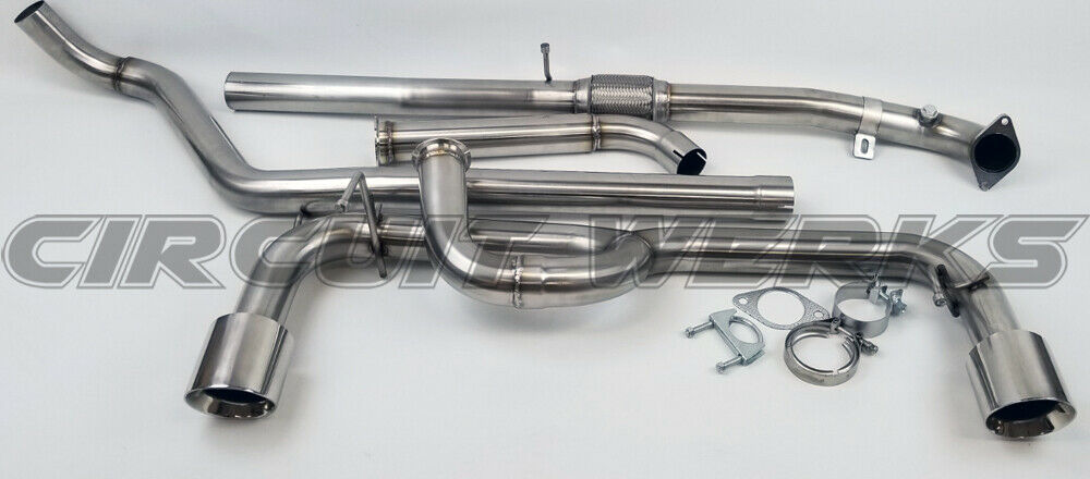 Fiat Abarth 500 500T 500L 2012-2019 Dual Catback Exhaust System 1.4L Turbo