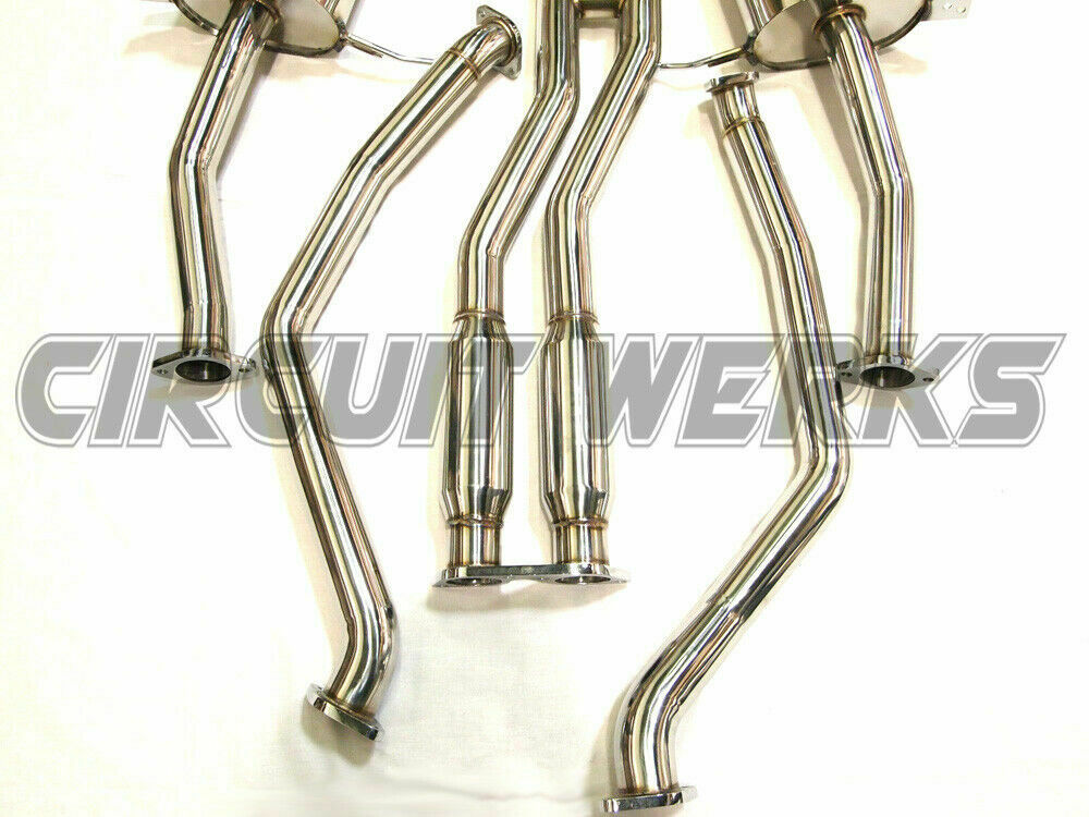 07-10 BMW 335i E90 E92 Twin Turbo N54 Coupe Sedan Polished Full Catback Exhaust