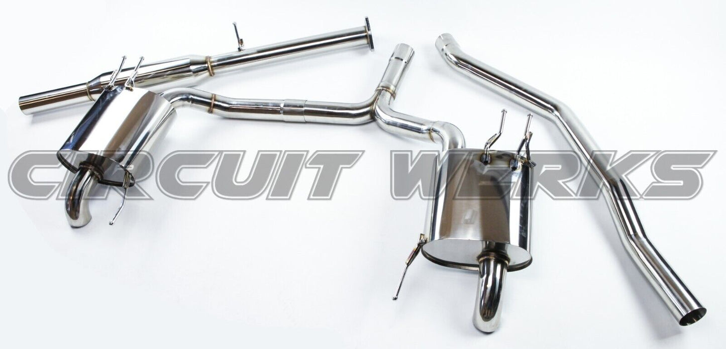 2015-2017 Acura TLX V6 FWD Circuit Werks Resonated Catback Exhaust System