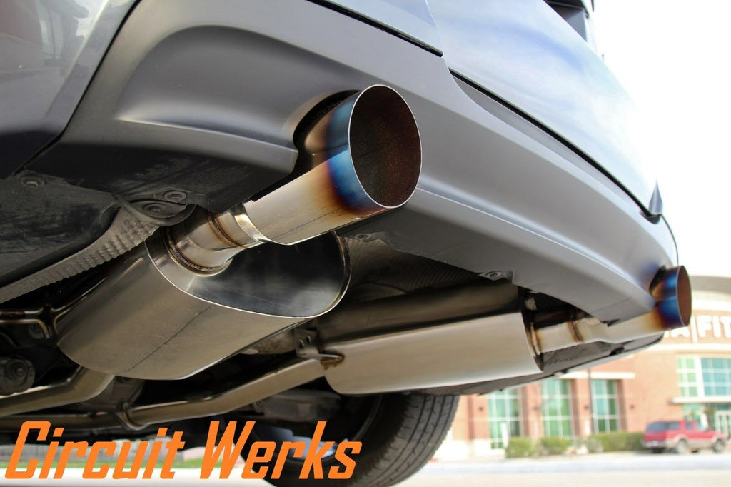 07-10 BMW 335i E90 E92 Twin Turbo N54 Full Catback Exhaust w/ BURNT TIPS